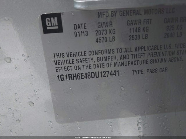 2013 CHEVROLET VOLT 1G1RH6E48DU127441 Photo 8