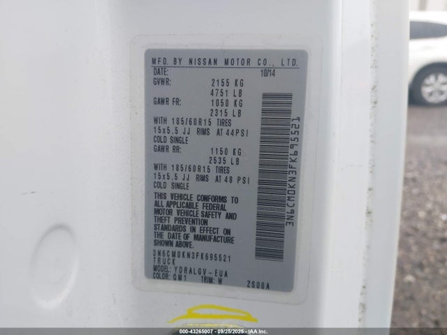 Nissan 2015 2015 3N6CM0KN3FK695521 Image 9