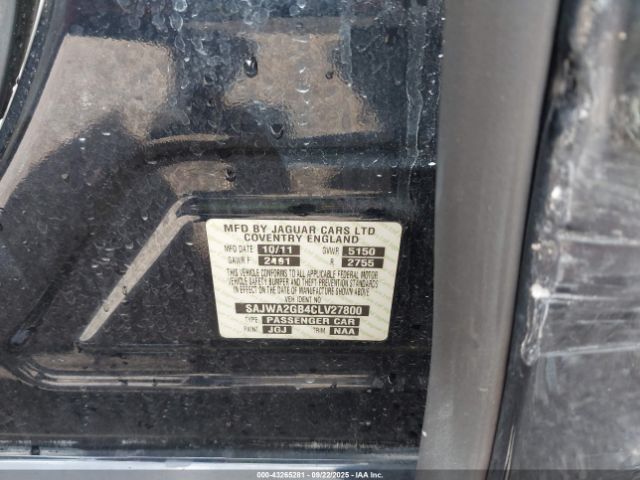 2012 JAGUAR XJ SAJWA2GB4CLV27800 Photo 8