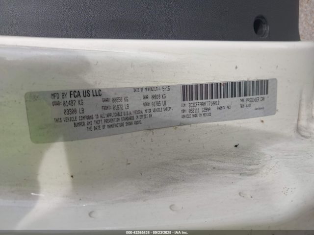 2015 FIAT 500 3C3CFFAR0FT710012 Photo 8