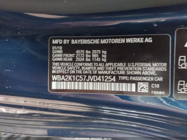 2018 BMW 230I WBA2K1C57JVD41254 Photo 8