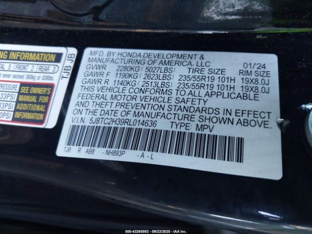 2024 ACURA RDX 5J8TC2H39RL014636 Photo 8