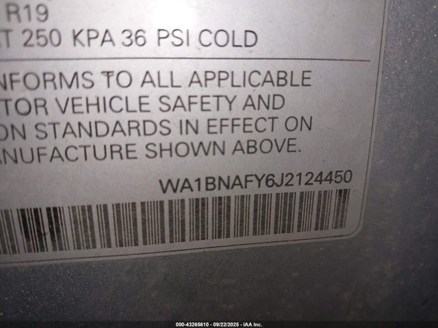 2018 AUDI Q5 WA1BNAFY6J2124450 Photo 8