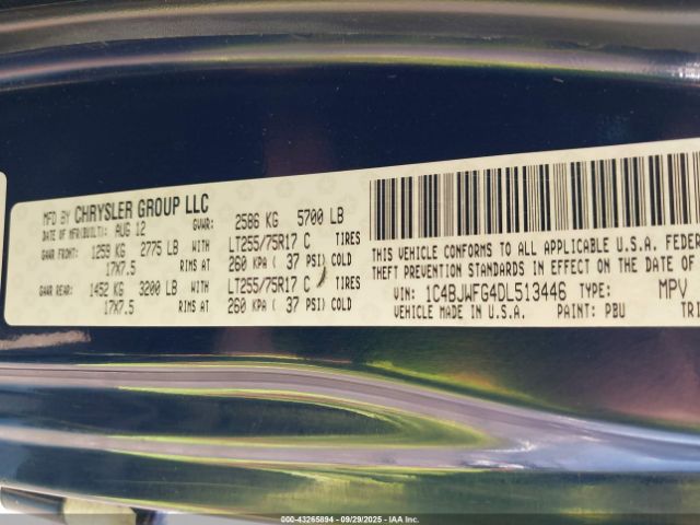 2013 JEEP WRANGLER UNLIMITED 1C4BJWFG4DL513446 Photo 8