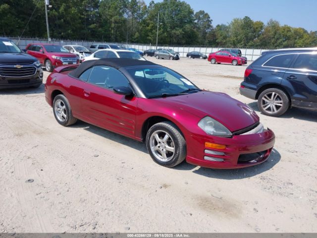 2001 MITSUBISHI ECLIPSE SPYDER 4A3AE35G31E002887
