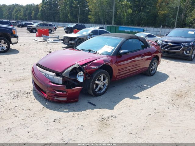 2001 MITSUBISHI ECLIPSE SPYDER 4A3AE35G31E002887 Photo 1