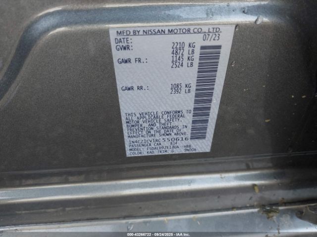 2024 NISSAN LEAF 1N4CZ1CV1RC550616 Photo 8