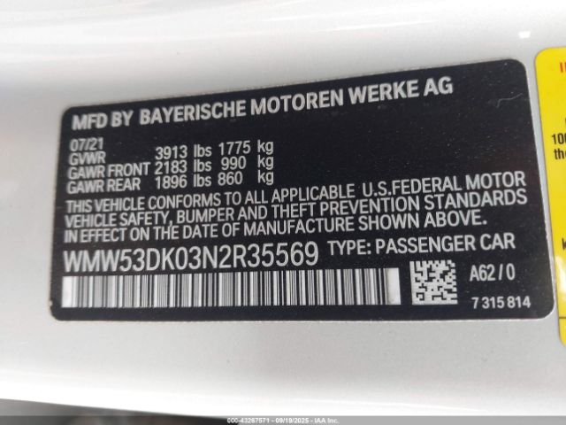 2022 MINI HARDTOP WMW53DK03N2R35569 Photo 8