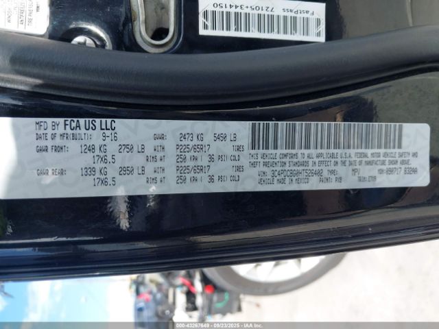 2017 DODGE JOURNEY 3C4PDCBG0HT526402 Photo 8