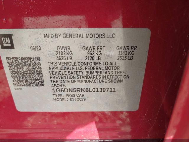 2020 CADILLAC CT5 1G6DN5RK8L0139711 Photo 8