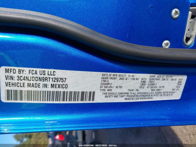 2024 JEEP COMPASS 3C4NJDDN9RT129757 Photo 8