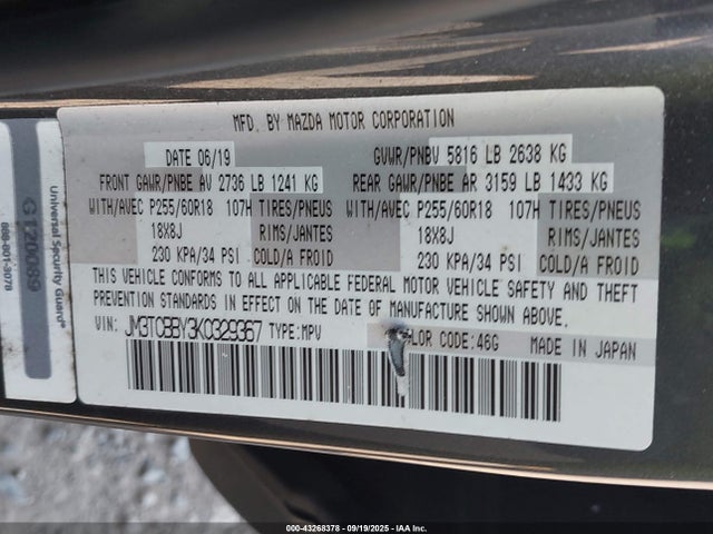 JM3TCBBY3K0329367 Mazda py turbo