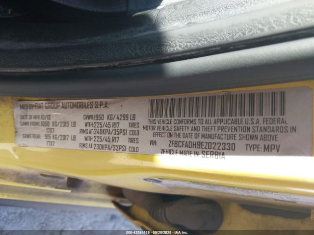 2014 FIAT 500L ZFBCFADH9EZ022330 Photo 8