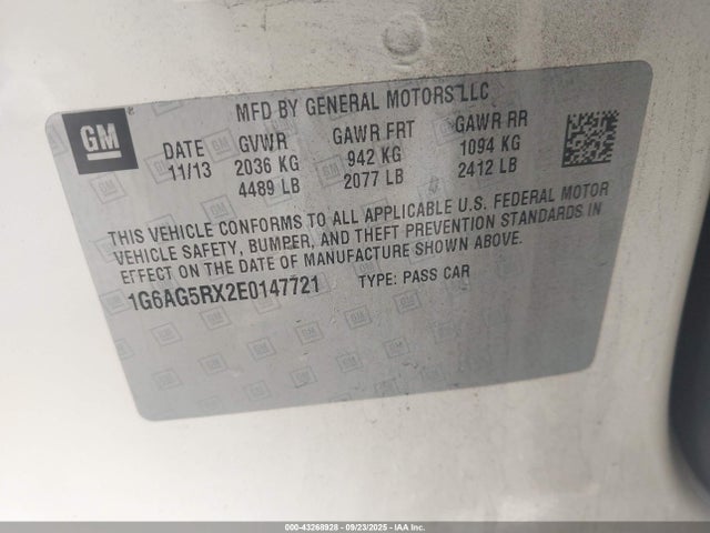 2014 CADILLAC ATS 1G6AG5RX2E0147721 Photo 8