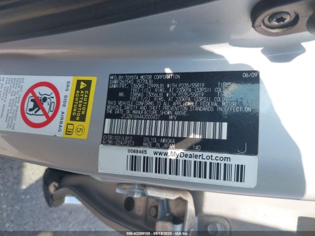 2010 LEXUS RX 450H JTJZB1BA4A2000437 Photo 8