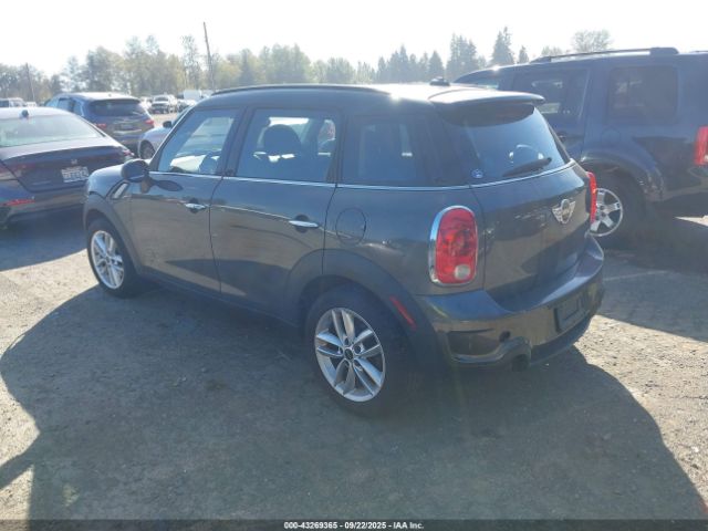 2011 MINI COOPER S COUNTRYMAN WMWZC5C51BWM11262 Photo 2
