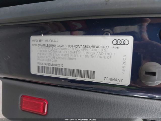 2021 AUDI A6 WAUL2AF23MN042612 Photo 8