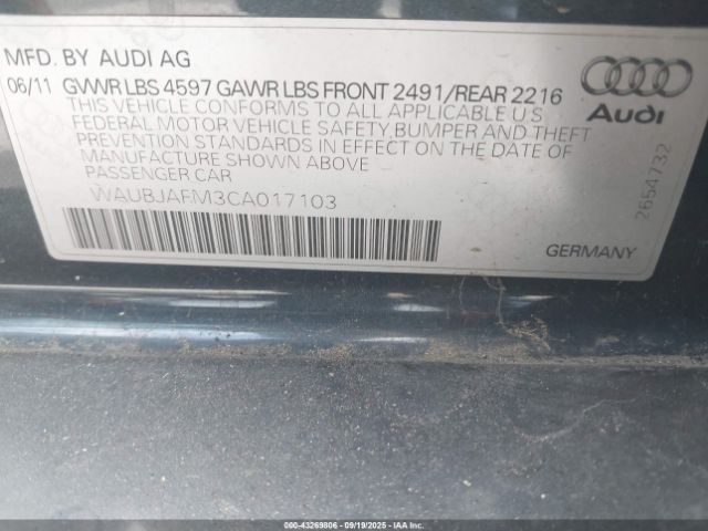 2012 AUDI A3 WAUBJAFM3CA017103 Photo 8