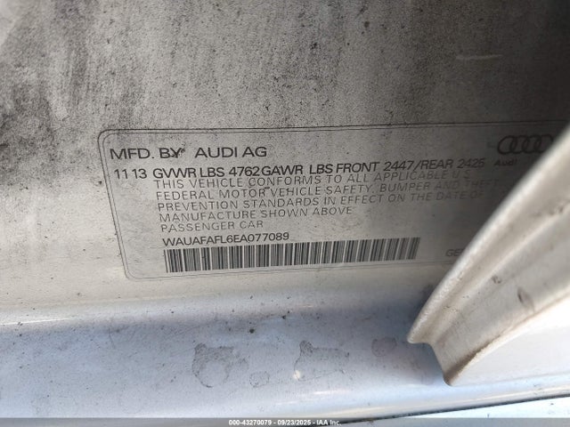 2014 AUDI A4 WAUAFAFL6EA077089 Photo 8