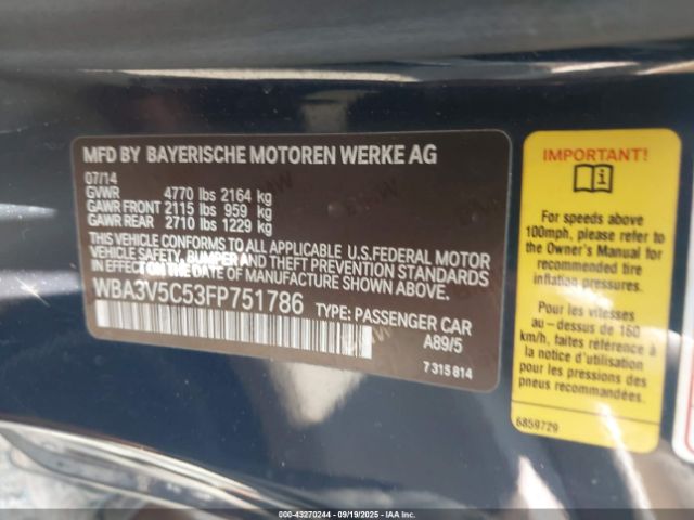 2015 BMW 428I WBA3V5C53FP751786 Photo 8