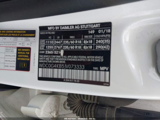 2018 MERCEDES-BENZ GLC 300 WDC0G4KB5JV073333 Photo 8
