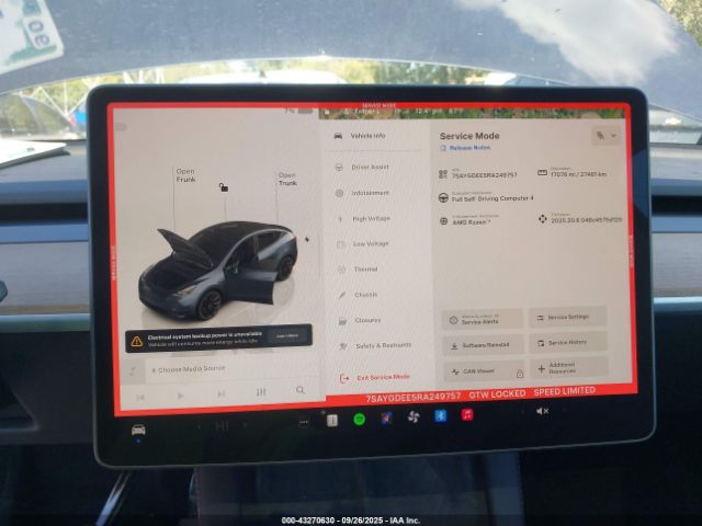 2024 TESLA MODEL Y 7SAYGDEE5RA249757 Photo 6