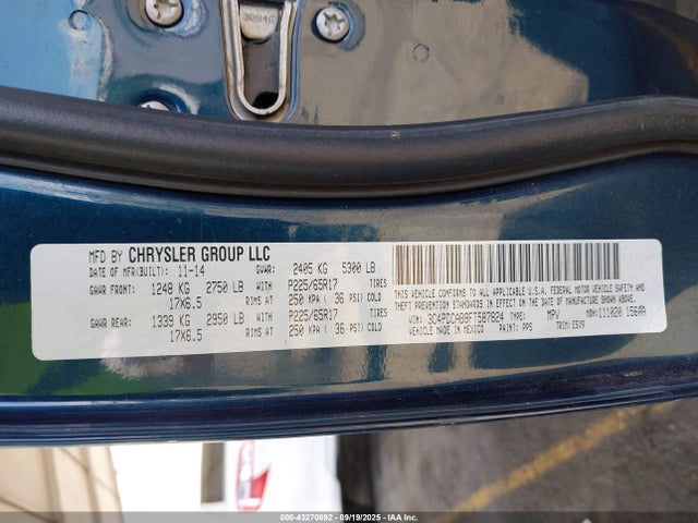 Dodge Journey 2015 3C4PDCAB8FT587824 Image 9