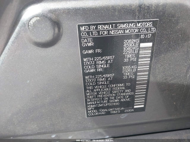Nissan Rogue 2018 KNMAT2MT1JP517490 Image 9