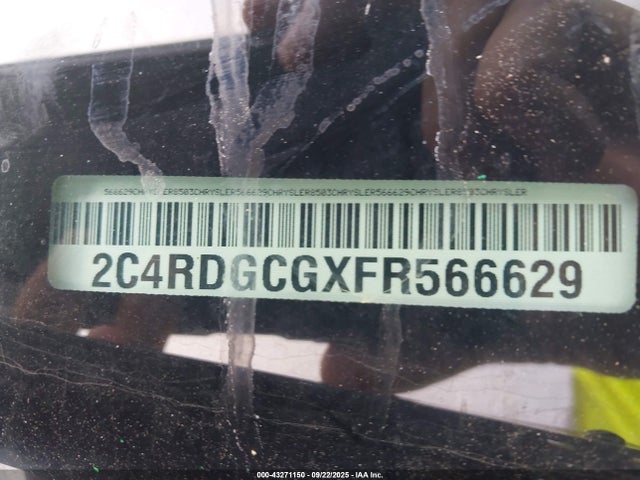 Продажа на аукционе авто 2015 Dodge Grand Caravan Sxt, vin: 2C4RDGCGXFR566629, номер лота: 43271150