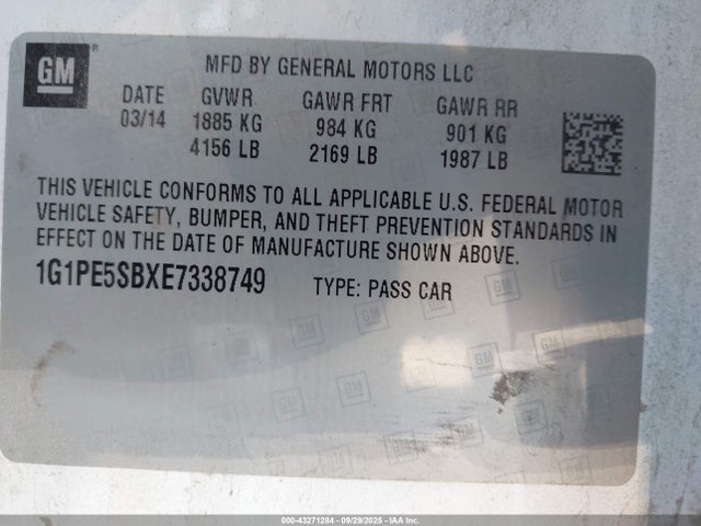 1G1PE5SBXE7338749 Chevrolet LUV