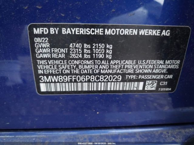 2023 BMW 330I 3MW89FF06P8C82029 Photo 8