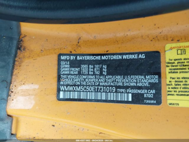 2014 MINI HARDTOP WMWXM5C50ET731019 Photo 8