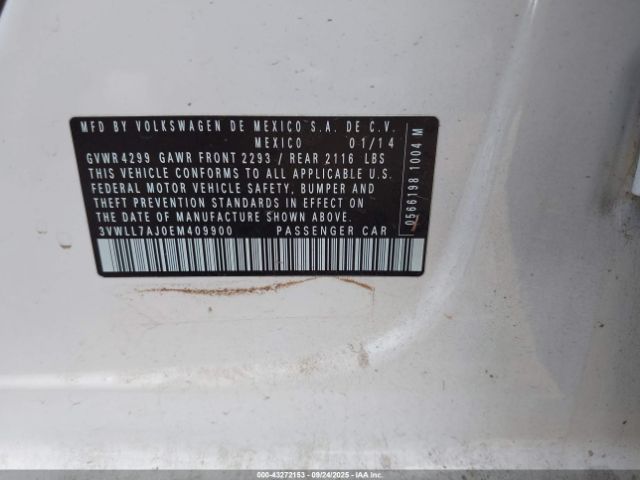 2014 VOLKSWAGEN JETTA 3VWLL7AJ0EM409900 Photo 8