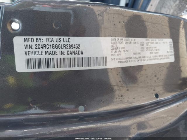 2020 CHRYSLER PACIFICA 2C4RC1GG6LR289452 Photo 8