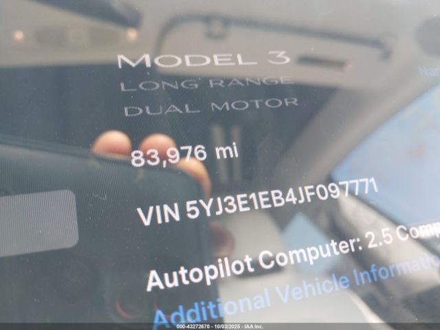 2018 TESLA MODEL 3 5YJ3E1EB4JF097771 Photo 6