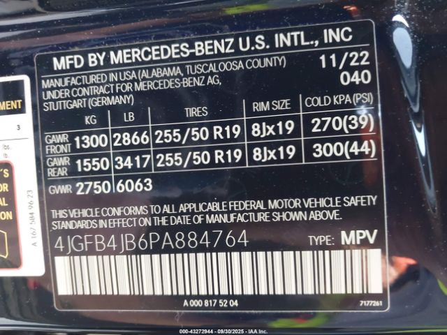 2023 MERCEDES-BENZ GLE 350 4JGFB4JB6PA884764 Photo 8