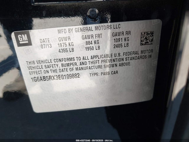 2014 CADILLAC ATS 1G6AB5RX3E0109882 Photo 8