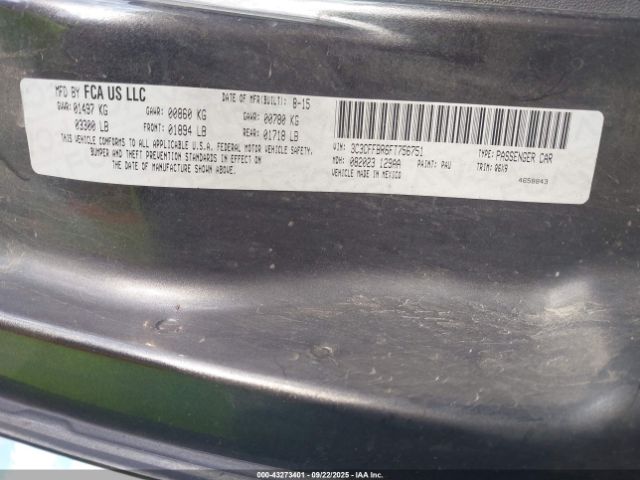 2015 FIAT 500 3C3CFFBR6FT756751 Photo 8