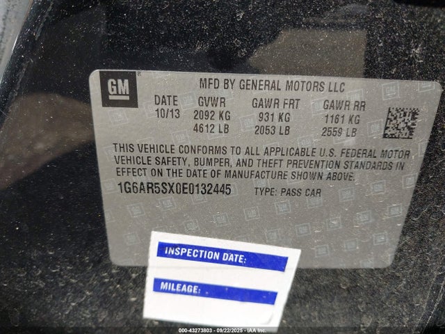 2014 CADILLAC CTS 1G6AR5SX0E0132445 Photo 8