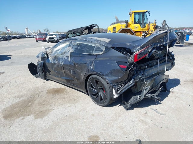 2025 Tesla Model 3 Performance მანქანა იყიდება აუქციონზე, vin: 5YJ3E1ET5SF966579, აუქციონის ნომერი: 43273838