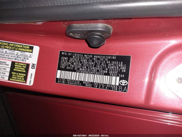 5YFBURHE6HP596203 Toyota 2zr-fe