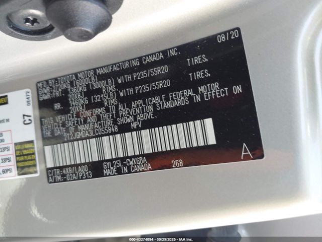 2020 LEXUS RX 450H 2T2JGMDA3LC055848 Photo 8