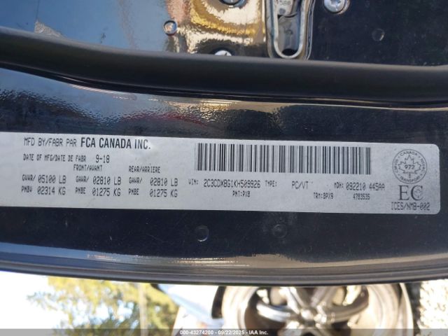 2019 DODGE CHARGER 2C3CDXBG1KH509926 Photo 8