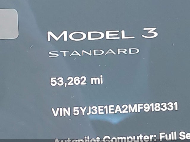 5YJ3E1EA2MF918331 Tesla 2021