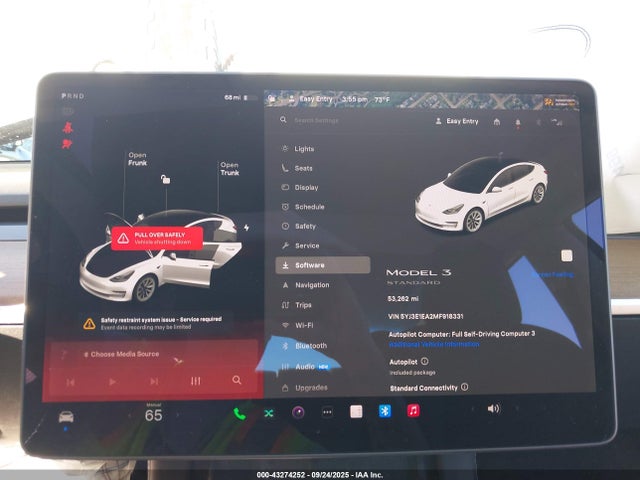 5YJ3E1EA2MF918331 Tesla 2021