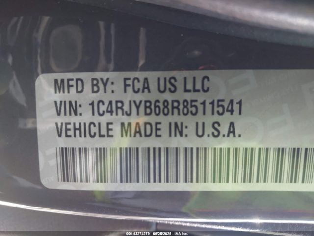 2024 JEEP GRAND CHEROKEE 4XE 1C4RJYB68R8511541 Photo 8