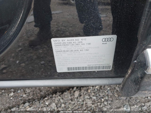 2013 AUDI Q5 WA1LFAFP4DA023782 Photo 8