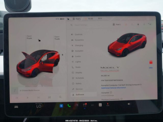 2022 TESLA MODEL Y 7SAYGDEF1NF509934 Photo 6