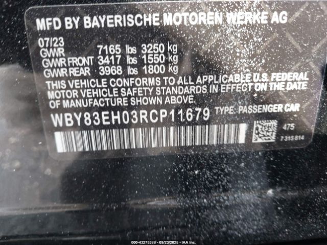 2024 BMW I7 WBY83EH03RCP11679 Photo 8