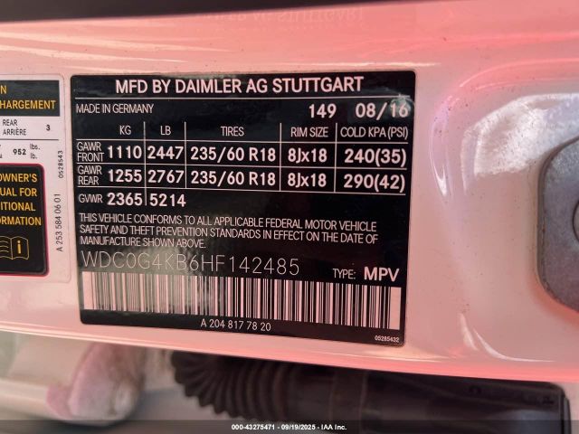 2017 MERCEDES-BENZ GLC 300 WDC0G4KB6HF142485 Photo 8